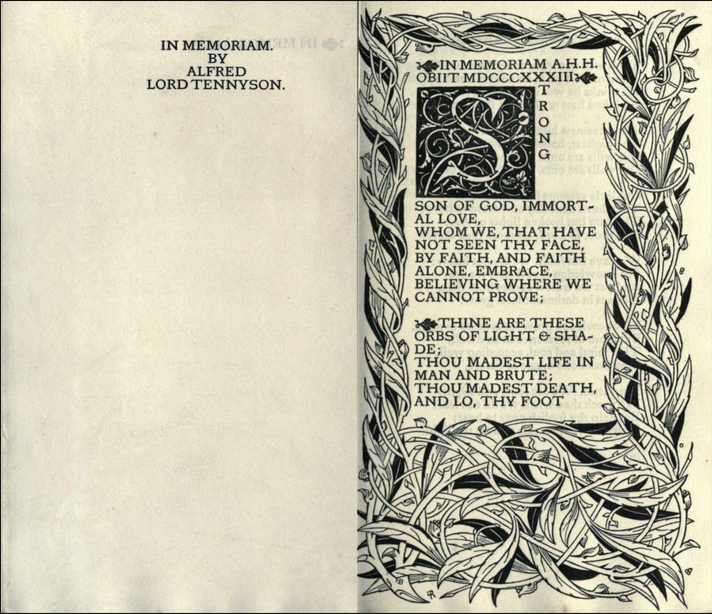 In Memoriam Tennyson